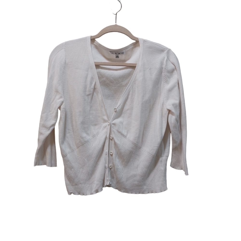 CAbi Ladies 3/4 Sleeve Cardigan Sweater